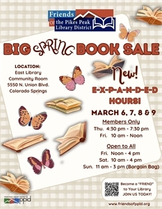 Friends of PPLD Big Spring Book Sale!